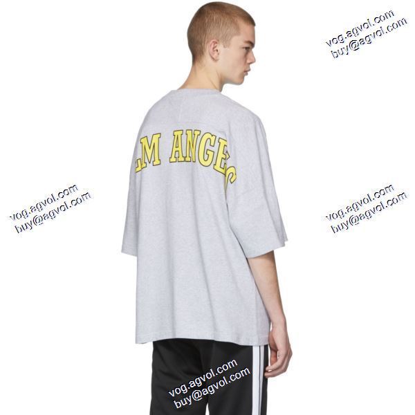 存在感のある パーム エンジェルス Palm Angels 2020秋冬 半袖Tシャツ ブランドスーパーコピー 2色可選